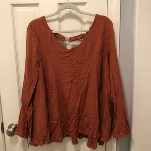 Never Worn long sleeve flowy top